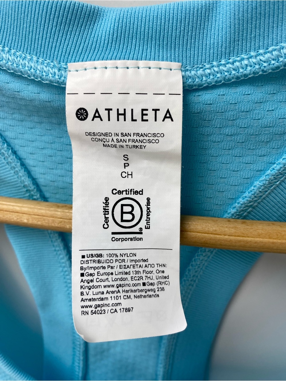 Athleta Turquoise Racerback Performance Tank - Picture 2 of 5